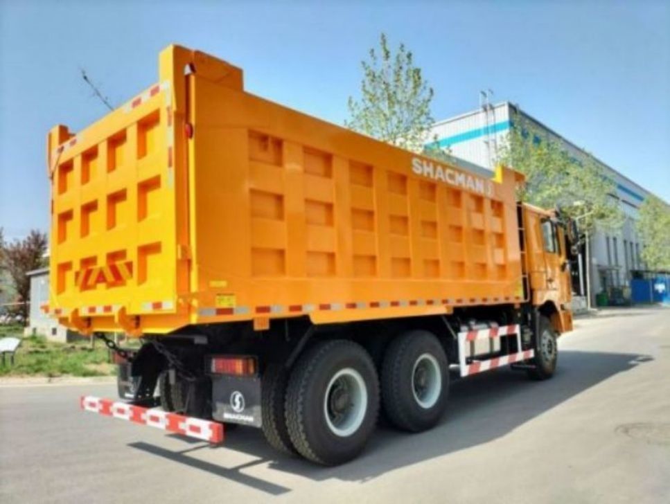 10 ล้อ SHACMAN F3000 รถกระบะ 6x4 375 EuroV สีเหลือง