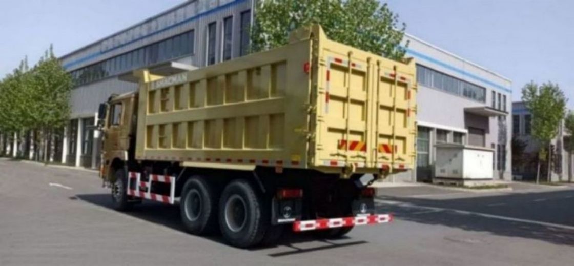 10 ยาง แดมเปอร์ SHACMAN F3000 ทิปเปอร์ รถบรรทุก 6x4 375 EuroV ทอง WEICHAI เครื่องยนต์ดีเซล