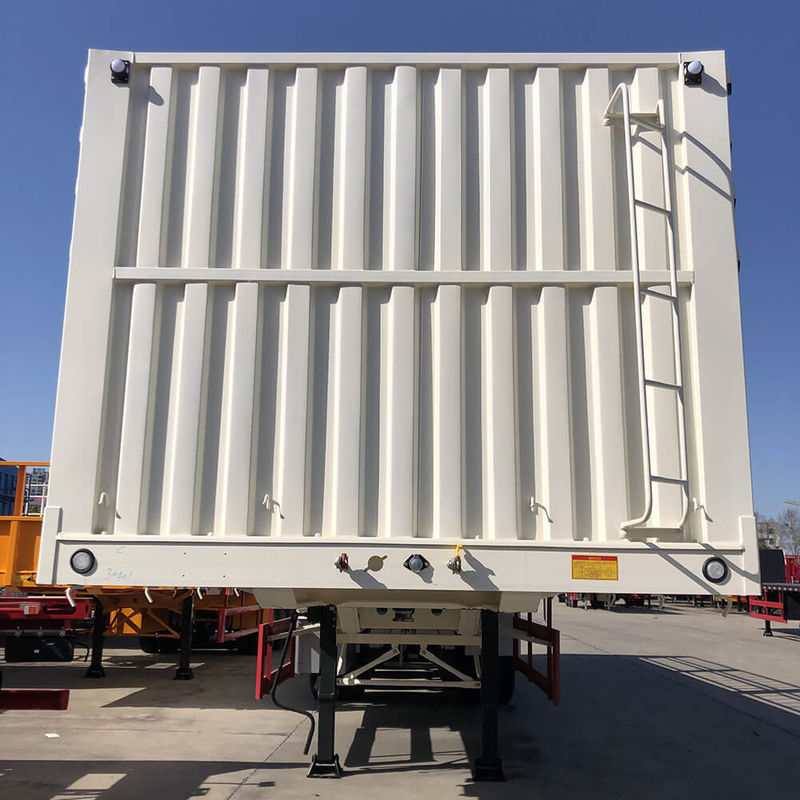 4Axles High Fence Semi Trailer 60 ตัน 13 ตัน Semi Transport Trailer รถบรรทุก Ce