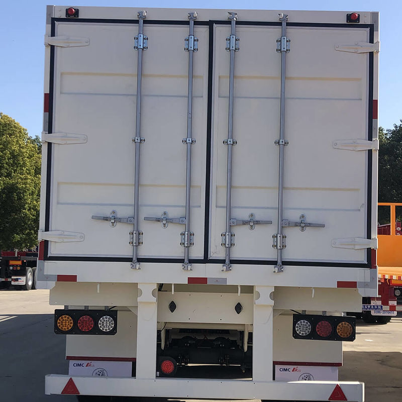 4Axles High Fence Semi Trailer 60 ตัน 13 ตัน Semi Transport Trailer รถบรรทุก Ce
