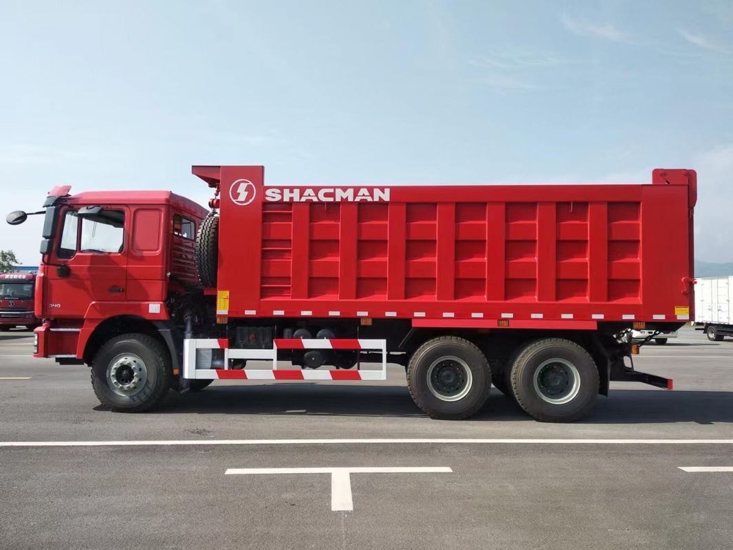 SHACMAN F3000 รถบรรทุก 6x4 380hp ยูโร II สําหรับแรงงานหนัก WEICHAI เครื่องยนต์ดีเซล