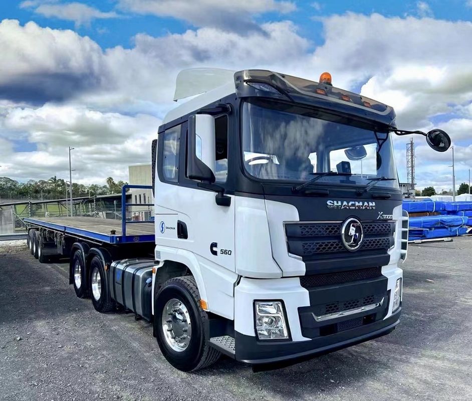 400L SHACMAN X3000 หัวรถบรรทุก 430HP EuroII ขาว 6x4 หัวรถ