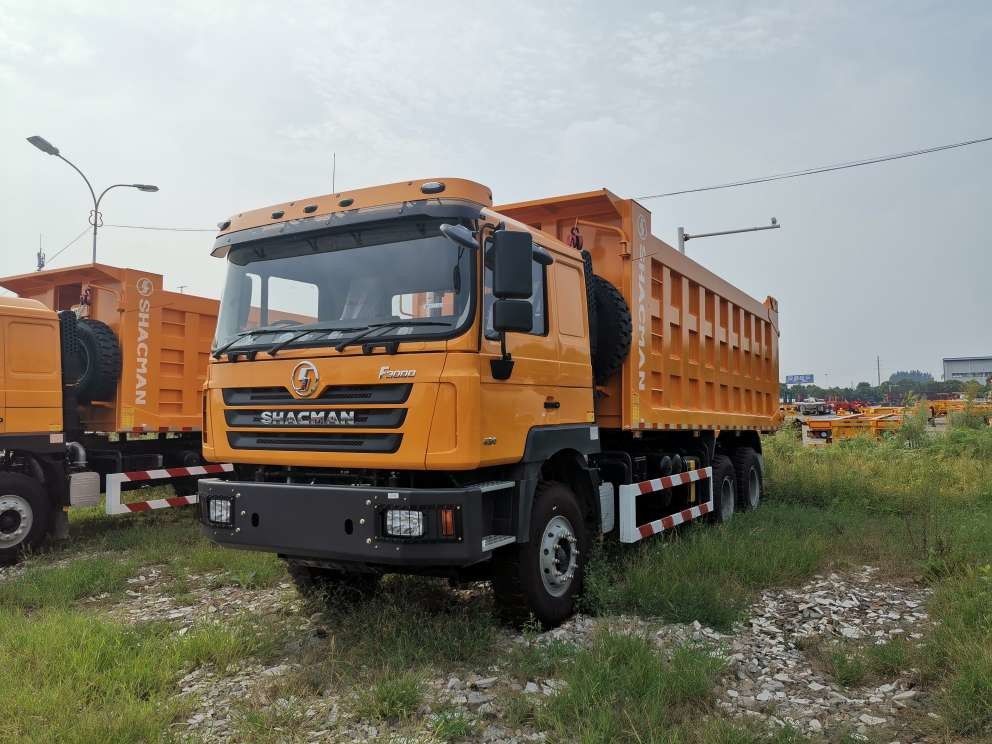 SHACMAN 3 แอ็กซ์ Dump Truck F3000 6x4 430HP ยูโรII 25 ตัน 3 แอ็กซ์ Dump Truck