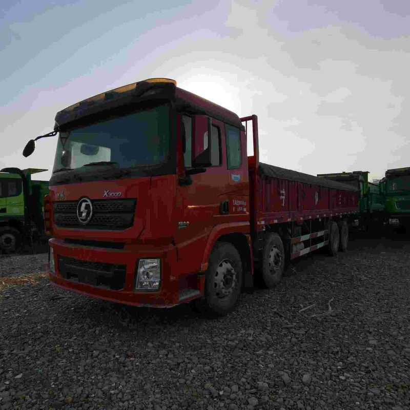 SHACMAN X3000 รถบรรทุก 6x4 340hp ยูโร II ขาว 10 ล้อ รถบรรทุก