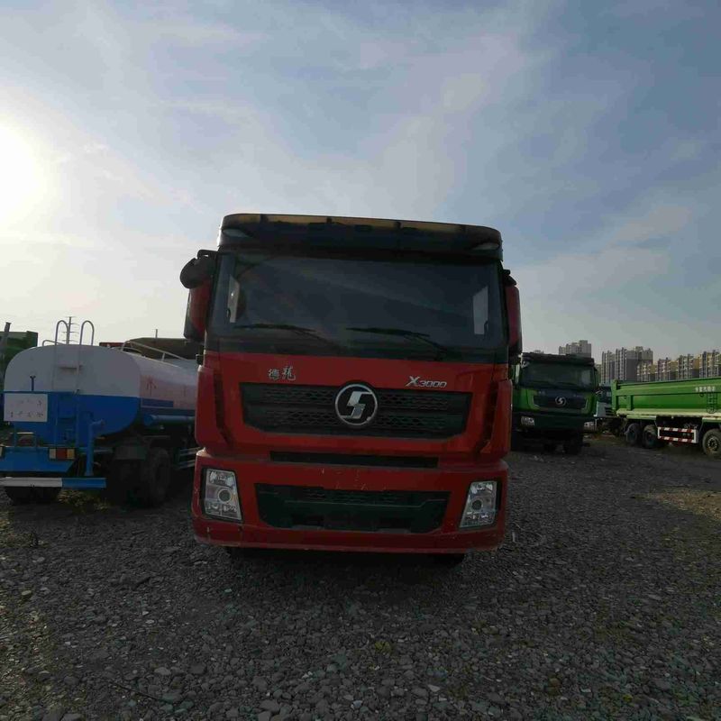 SHACMAN X3000 รถบรรทุก 6x4 340hp ยูโร II ขาว 10 ล้อ รถบรรทุก