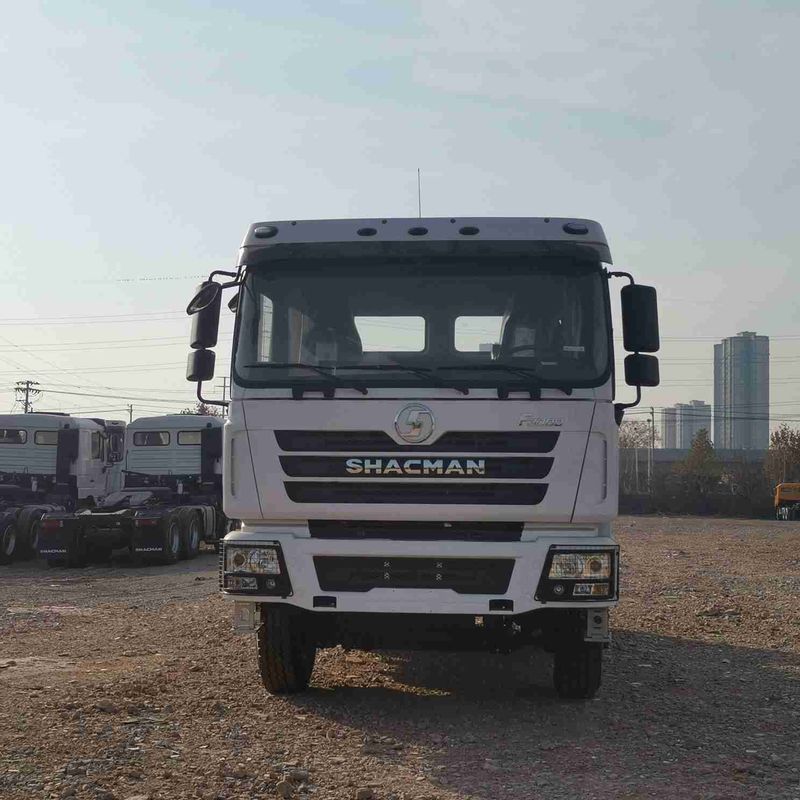 สีแดง SHACMAN F3000 375HP ยูโร V หัว 6 ล้อ เครื่องยนต์ WEICHAI 4x2