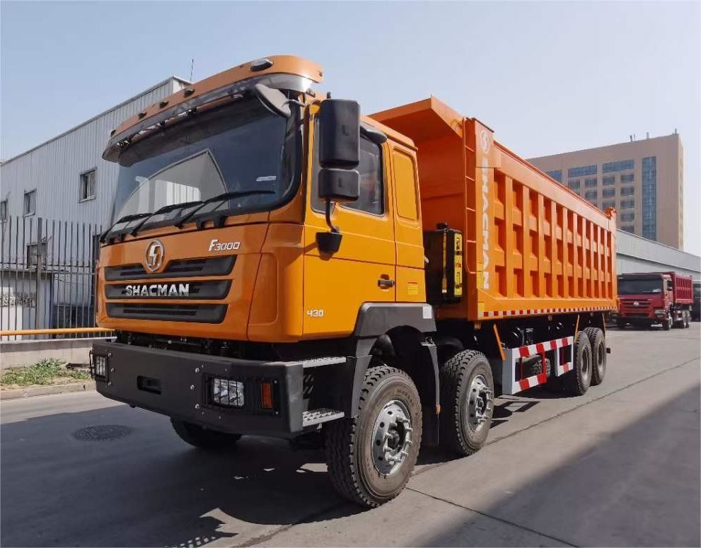 SHACMAN F3000 8x4 380hp EuroV รถบรรทุกขยะสองระยะแกนด้วยเครื่อง WEICHAI