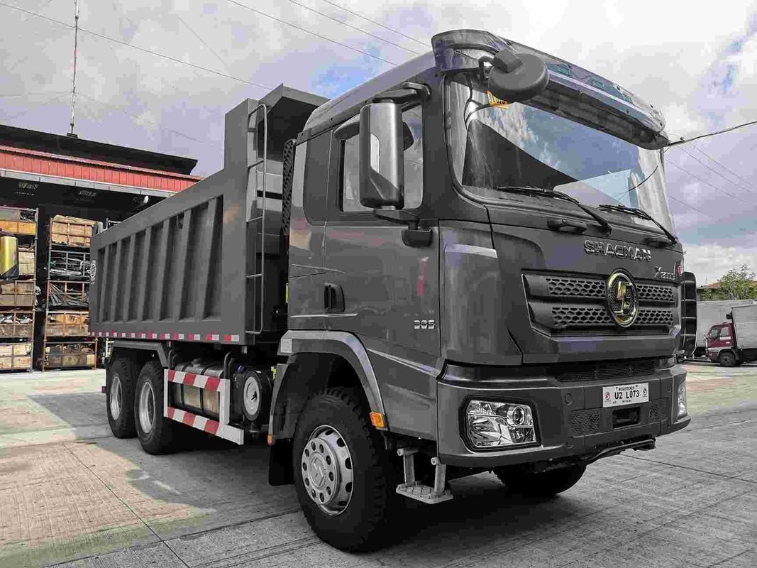 เครื่องยนต์ดีเซล Cummins SHACMAN รถบรรทุกขยะหนัก 25 ตัน ค่าใช้งาน X3000 6x4 420 EuroIII