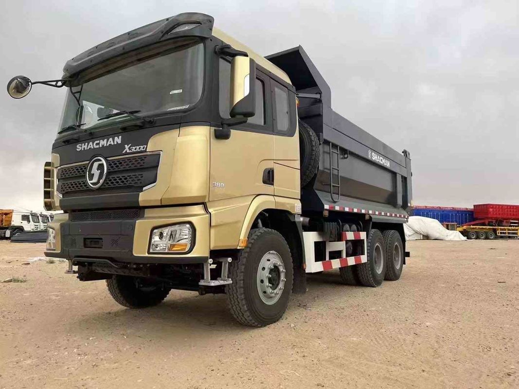 เครื่องยนต์ดีเซล Cummins SHACMAN รถบรรทุกขยะหนัก 25 ตัน ค่าใช้งาน X3000 6x4 420 EuroIII