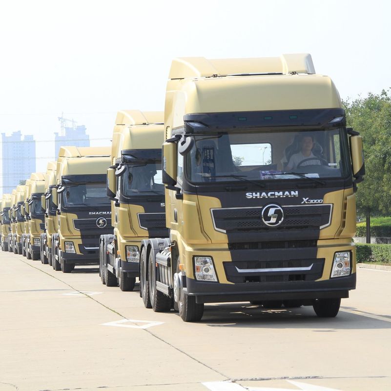 SHACMAN X3000 6X4 4x2 รถบรรทุกแทรกเตอร์สําหรับอัลจีเรีย 10 ล้อ CUMMINS 420HP สําหรับขาย