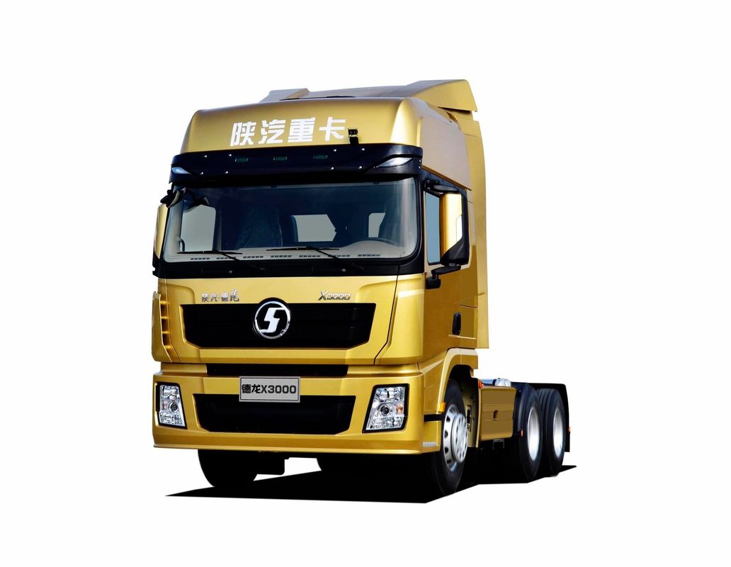 SHACMAN X3000 6X4 4x2 รถบรรทุกแทรกเตอร์สําหรับอัลจีเรีย 10 ล้อ CUMMINS 420HP สําหรับขาย