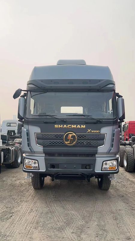 SHACMAN X3000 รถบรรทุก 380HP 420HP WEICHAI เครื่องยนต์ 6X4
