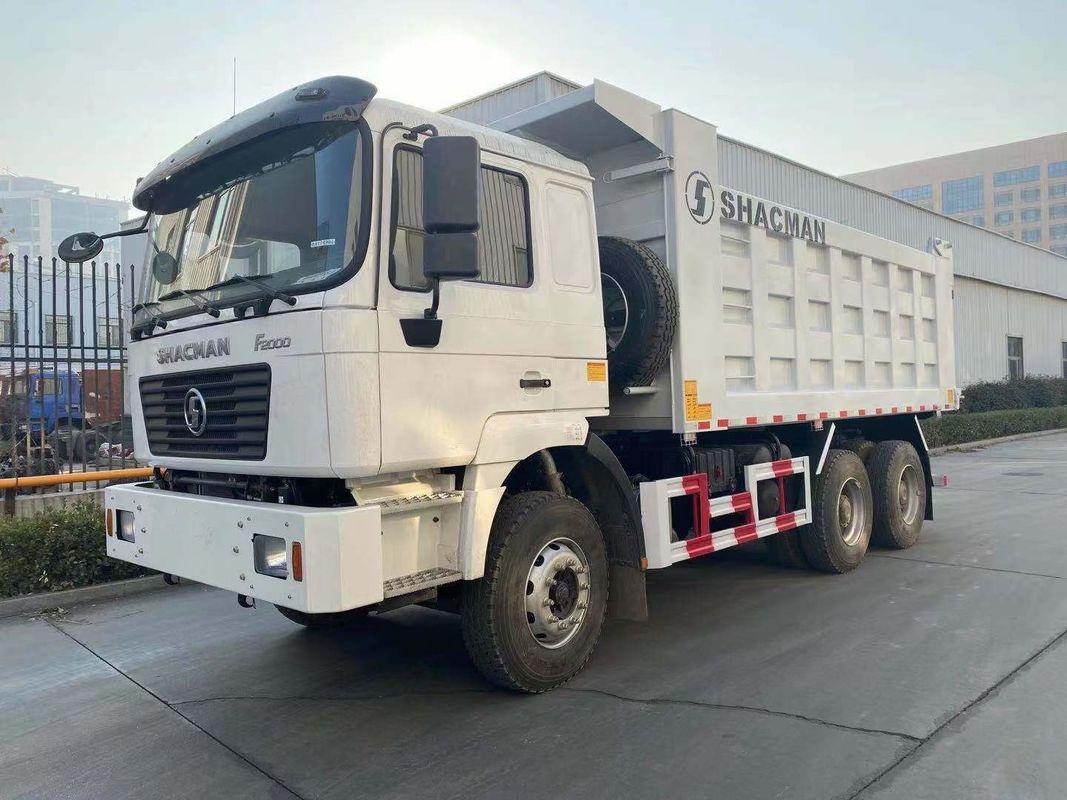รถบรรทุก 10 ล้อ F2000 ขับมือซ้าย 6x4 รถบรรทุกถัง SHACMAN เครื่องยนต์ดีเซล WP10.290E32