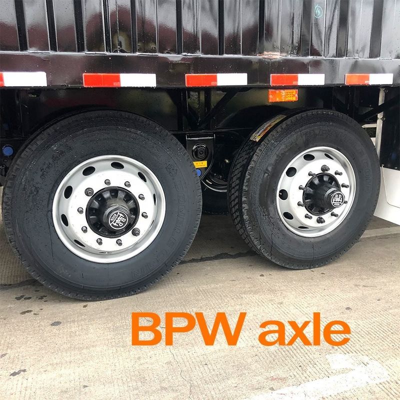 CIMC รถกระบะชนิด Semi Trailer 3 Axle ขาแห้ง รถกระบะคอนเทนเนอร์ Box Trailer