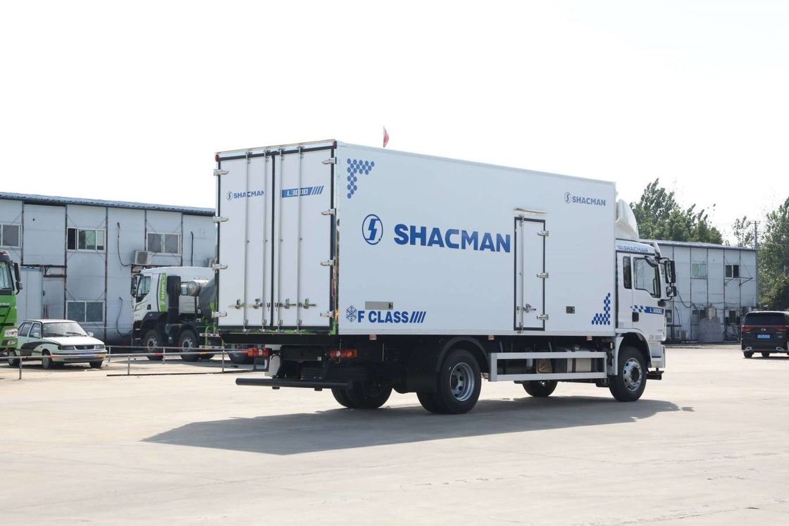 SHACMAN L3000 รถกระบะ 4x2 340hp รถกระบะ 290hp ยูโร II ขาว 6 ล้อ รถกระบะ
