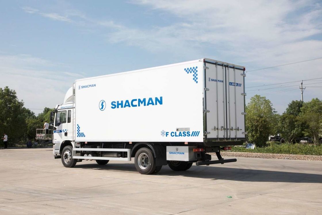 SHACMAN L3000 รถกระบะ 4x2 340hp รถกระบะ 290hp ยูโร II ขาว 6 ล้อ รถกระบะ