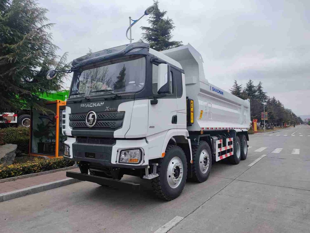 450HP โรงงานขายตรง Shacman X3000 8 * 4 รถกระบะใหม่ 12 ล้อ