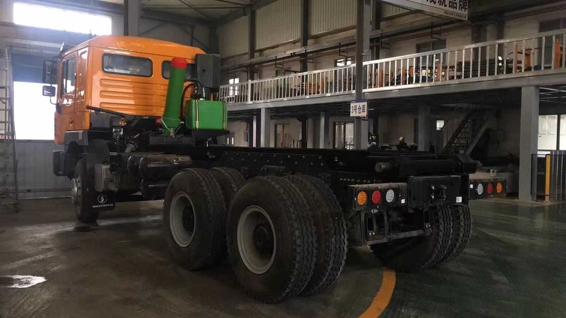 เครื่องยนต์ดีเซล Cummins SHACMAN รถบรรทุกขยะหนัก 25 ตัน ค่าใช้งาน X3000 6x4 420 EuroIII