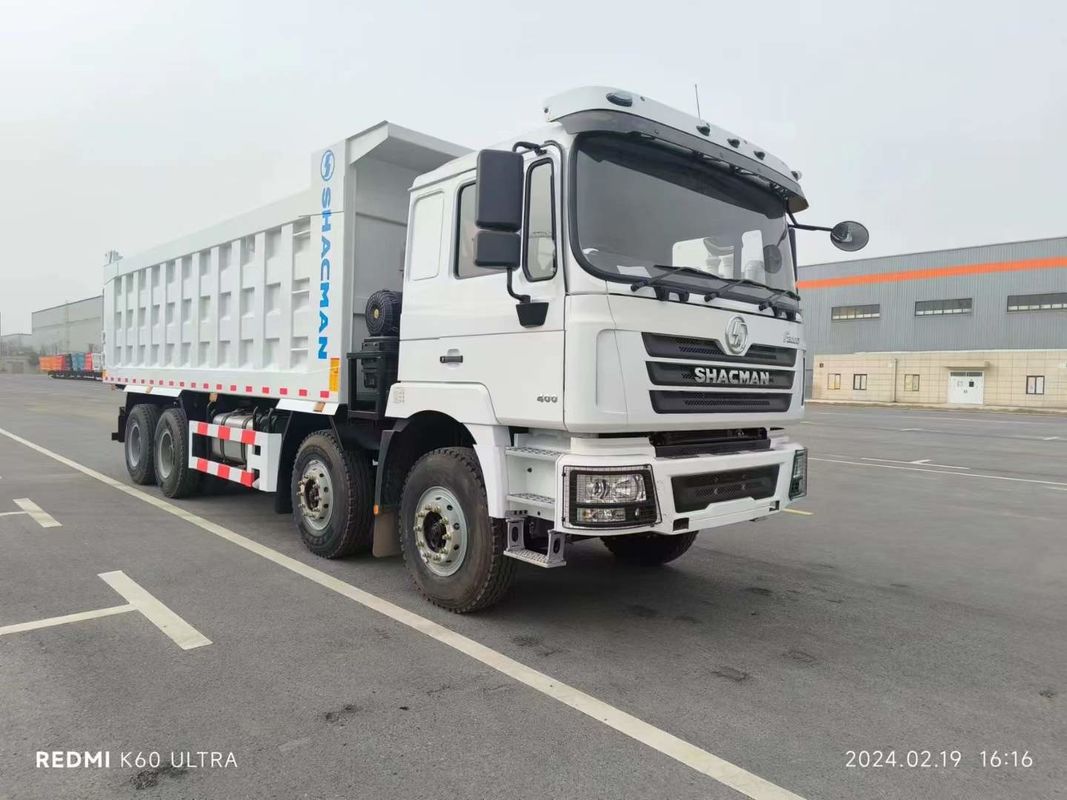 450HP โรงงานขายตรง Shacman X3000 8 * 4 รถกระบะใหม่ 12 ล้อ