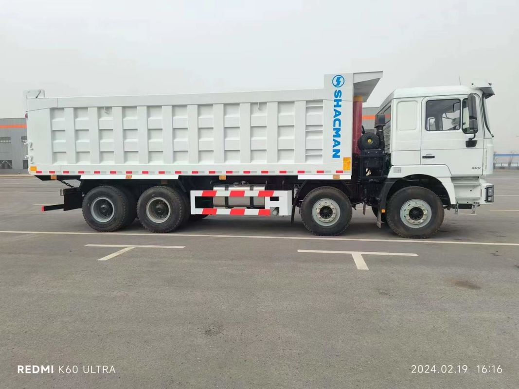 450HP โรงงานขายตรง Shacman X3000 8 * 4 รถกระบะใหม่ 12 ล้อ