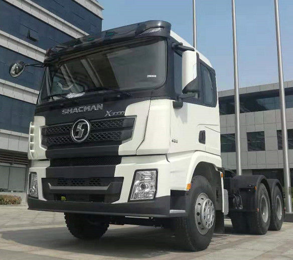 SHACMAN รถบรรทุก 10 ล้อ X3000 6x4 ขวาคนขับ หมอนอนคู่ หัวรถบรรทุกสําหรับอัลจีเรีย