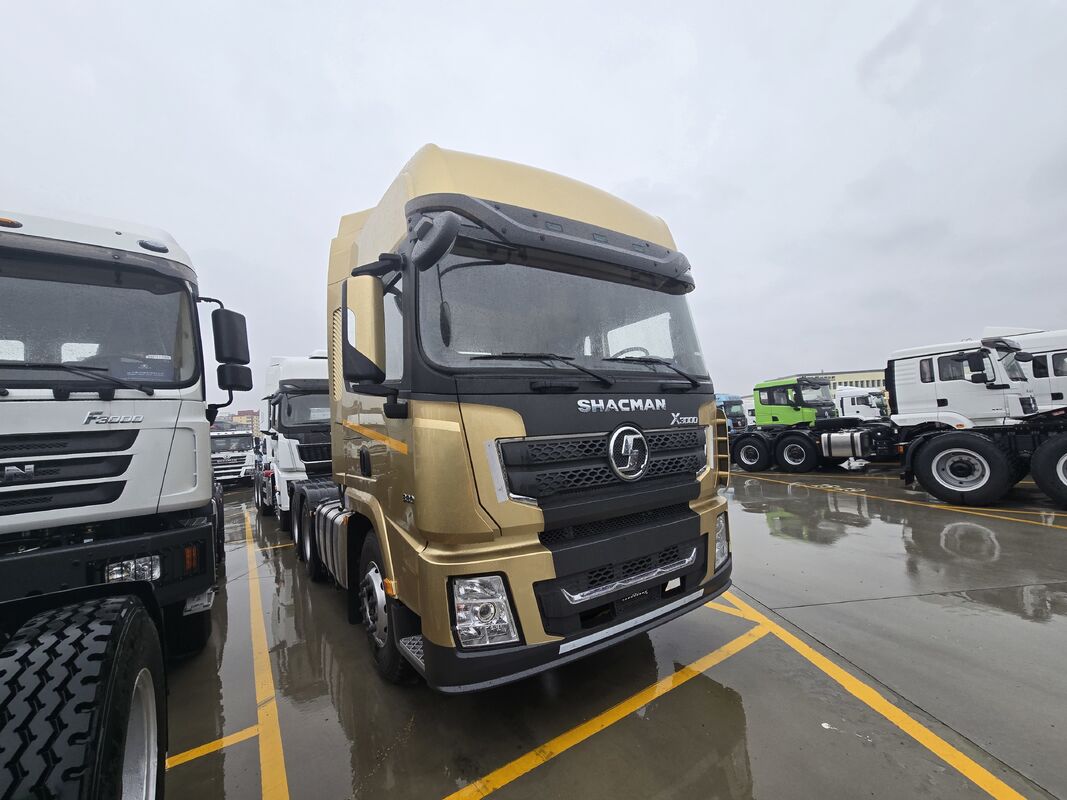 รถหัวลาก SHACMAN X3000 6X4 พร้อมถังน้ำมันเชื้อเพลิงอลูมิเนียม 600 ลิตร และโครงสร้างปรับความกว้างได้ ขับซ้ายหรือขวา